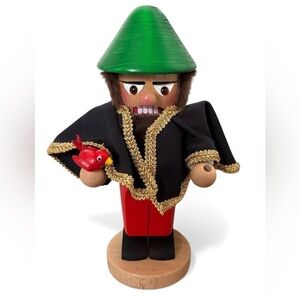 🌲🎅🏻🐦‍⬛ Steinbach Nutcracker Chubby Bird Watcher Christmas Handmade Germany decor